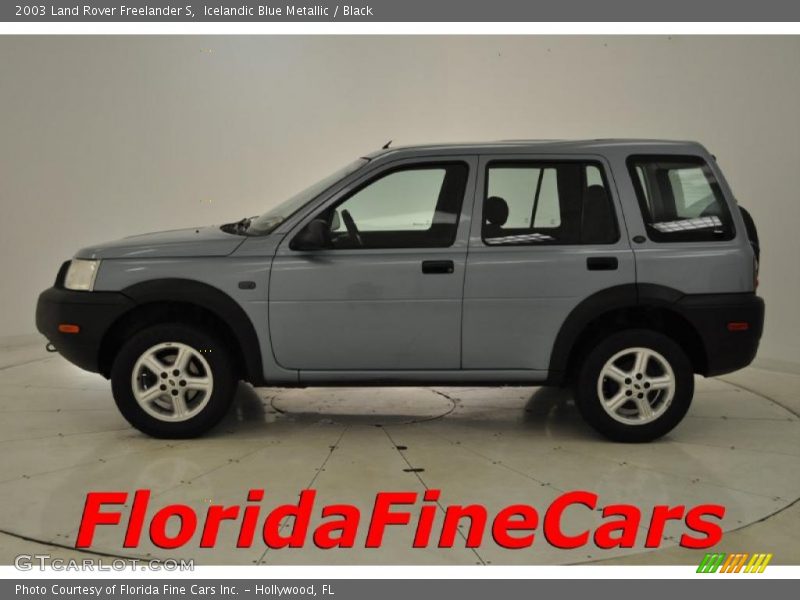 Icelandic Blue Metallic / Black 2003 Land Rover Freelander S
