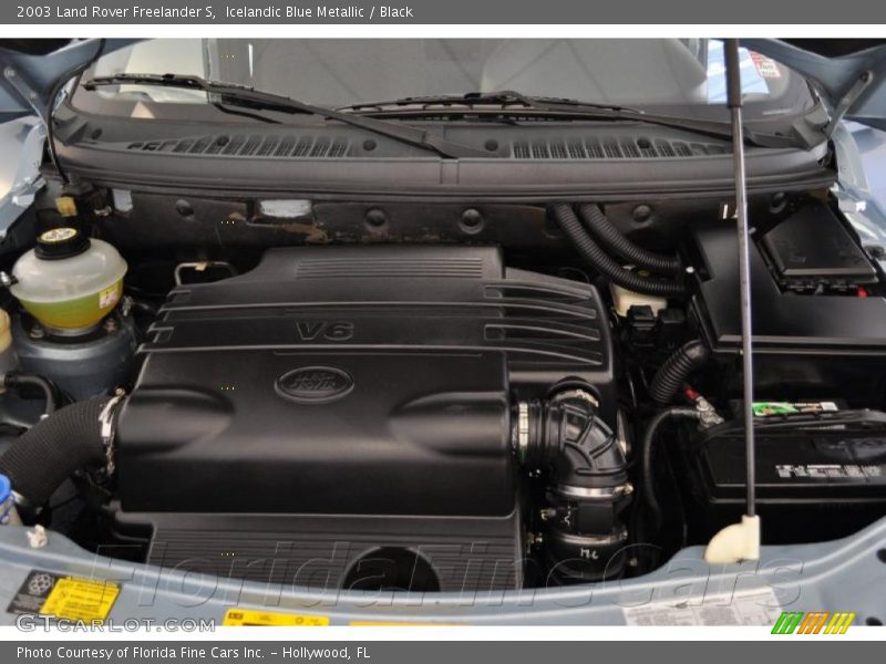 Icelandic Blue Metallic / Black 2003 Land Rover Freelander S
