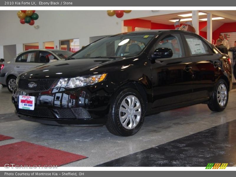 Ebony Black / Stone 2010 Kia Forte LX