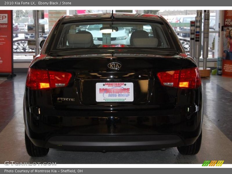 Ebony Black / Stone 2010 Kia Forte LX