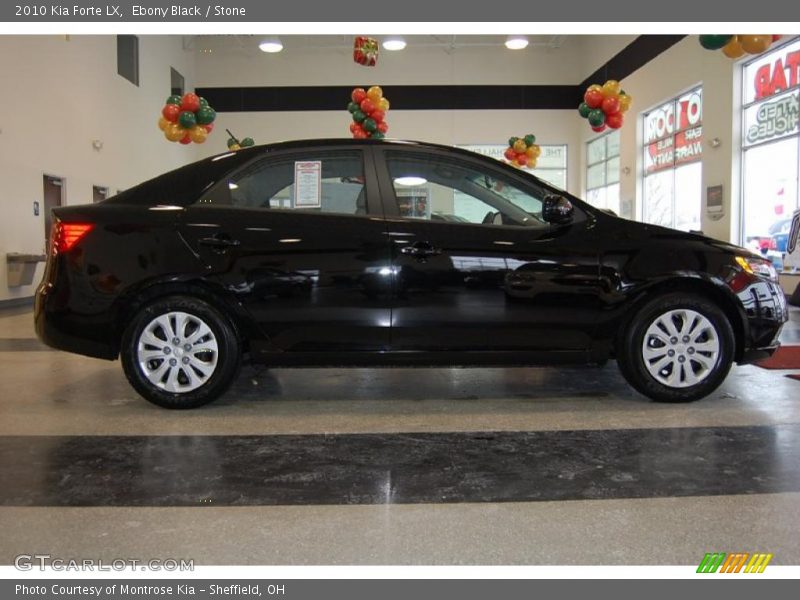 Ebony Black / Stone 2010 Kia Forte LX