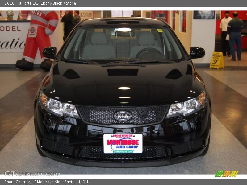 Ebony Black / Stone 2010 Kia Forte LX