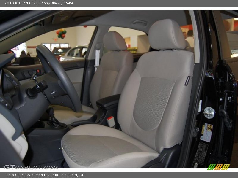 Ebony Black / Stone 2010 Kia Forte LX