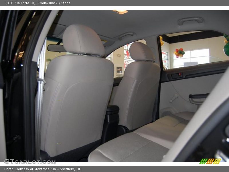 Ebony Black / Stone 2010 Kia Forte LX