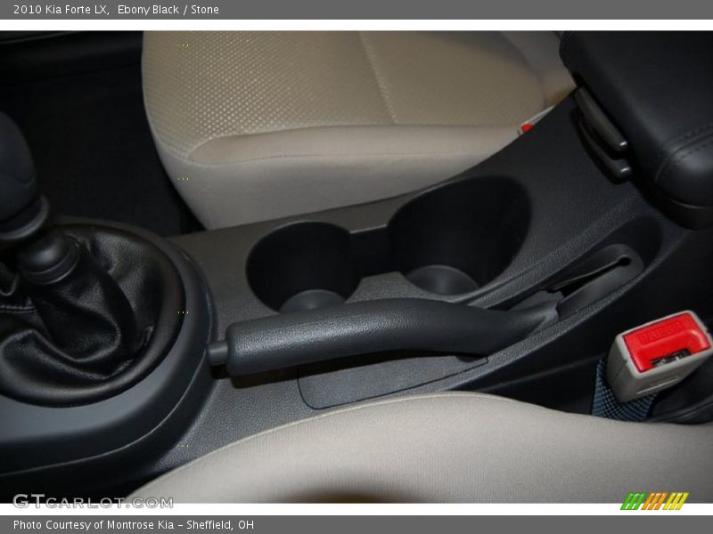 Ebony Black / Stone 2010 Kia Forte LX