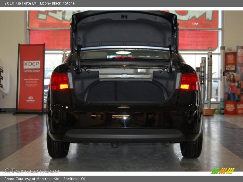 Ebony Black / Stone 2010 Kia Forte LX