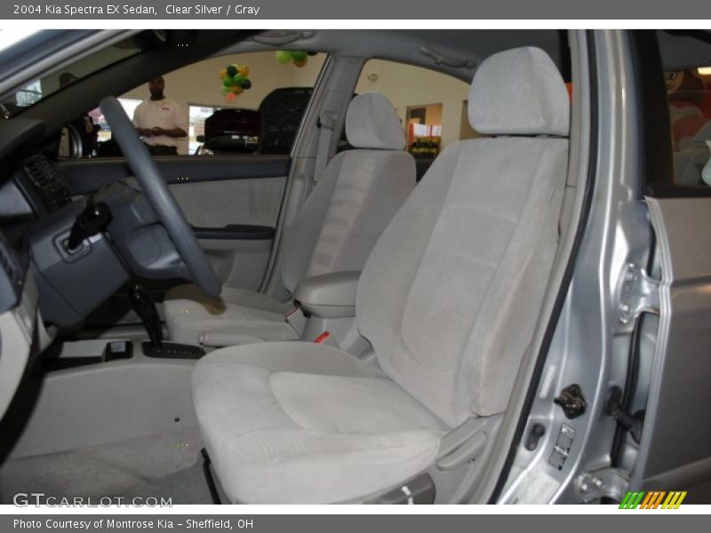 Clear Silver / Gray 2004 Kia Spectra EX Sedan