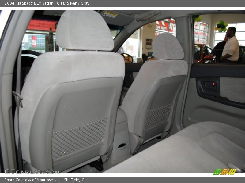 Clear Silver / Gray 2004 Kia Spectra EX Sedan