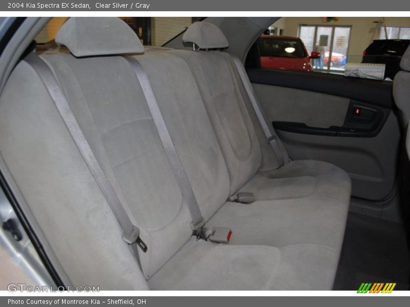 Clear Silver / Gray 2004 Kia Spectra EX Sedan