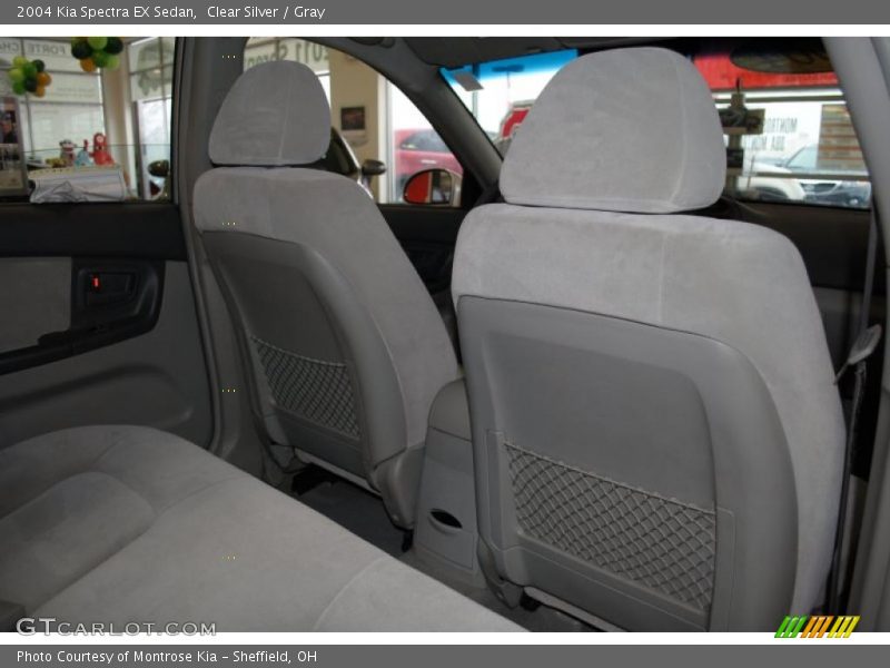 Clear Silver / Gray 2004 Kia Spectra EX Sedan
