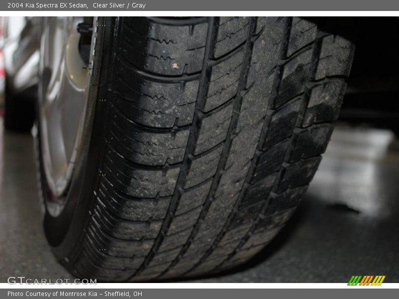 Clear Silver / Gray 2004 Kia Spectra EX Sedan
