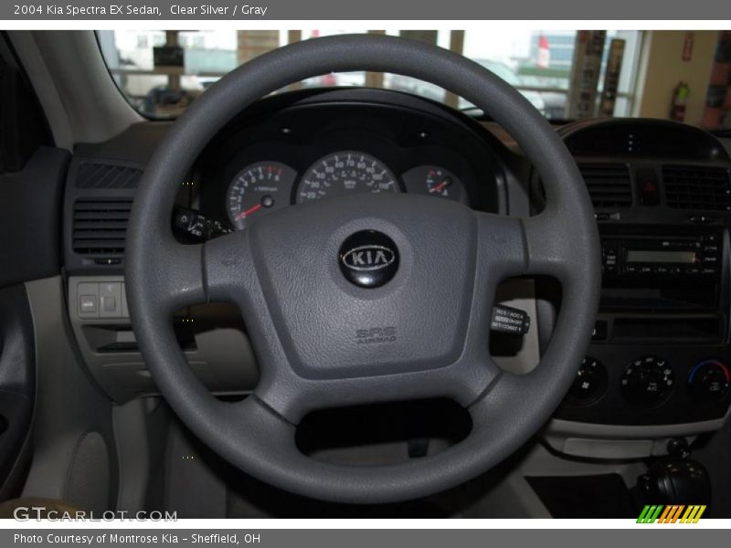 Clear Silver / Gray 2004 Kia Spectra EX Sedan