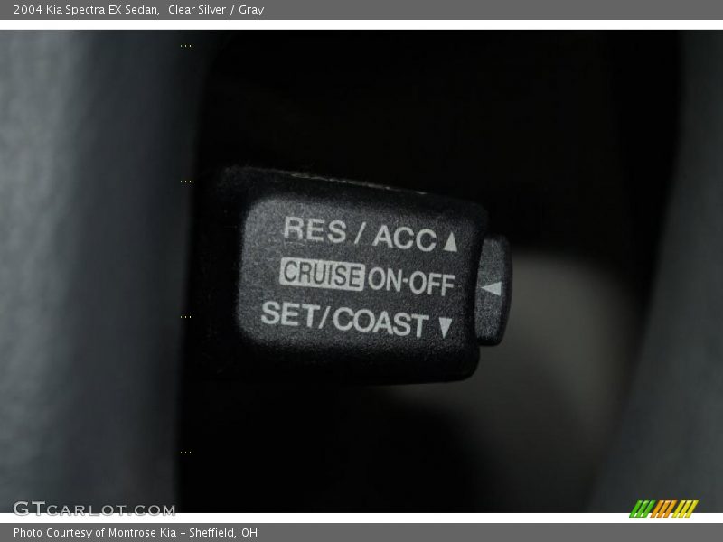 Clear Silver / Gray 2004 Kia Spectra EX Sedan