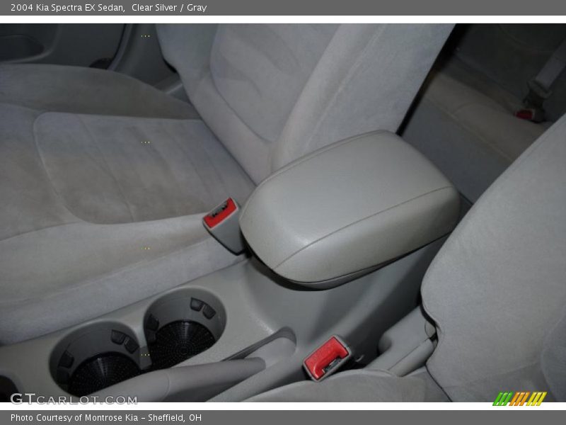 Clear Silver / Gray 2004 Kia Spectra EX Sedan
