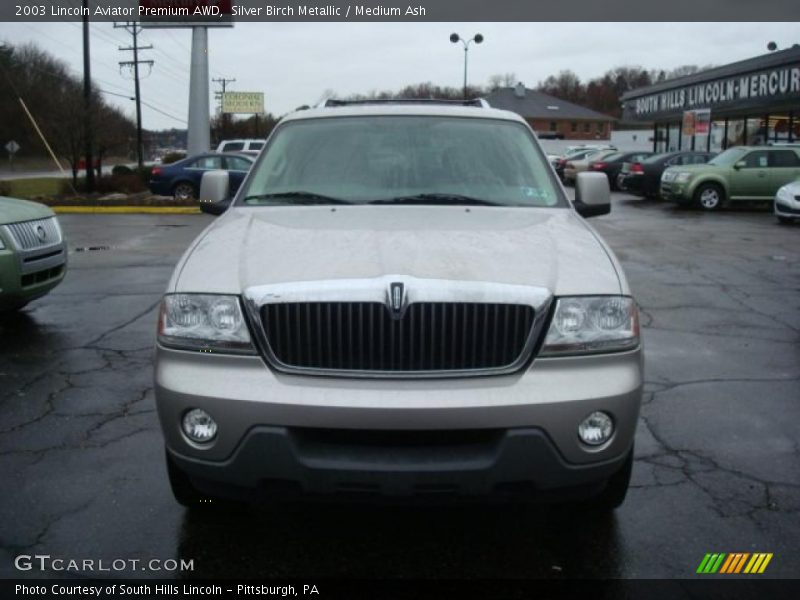 Silver Birch Metallic / Medium Ash 2003 Lincoln Aviator Premium AWD