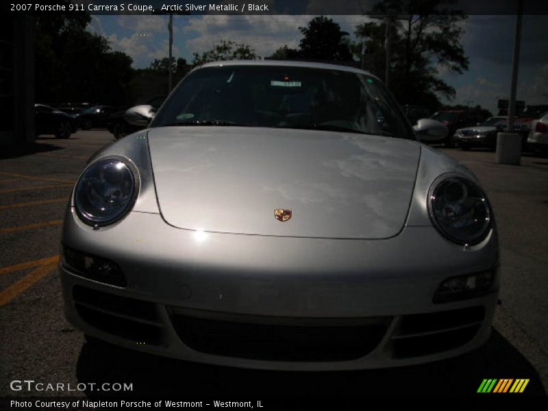 Arctic Silver Metallic / Black 2007 Porsche 911 Carrera S Coupe