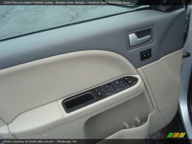 Brilliant Silver Metallic / Medium Dark Flint/Light Stone 2009 Mercury Sable Premier Sedan