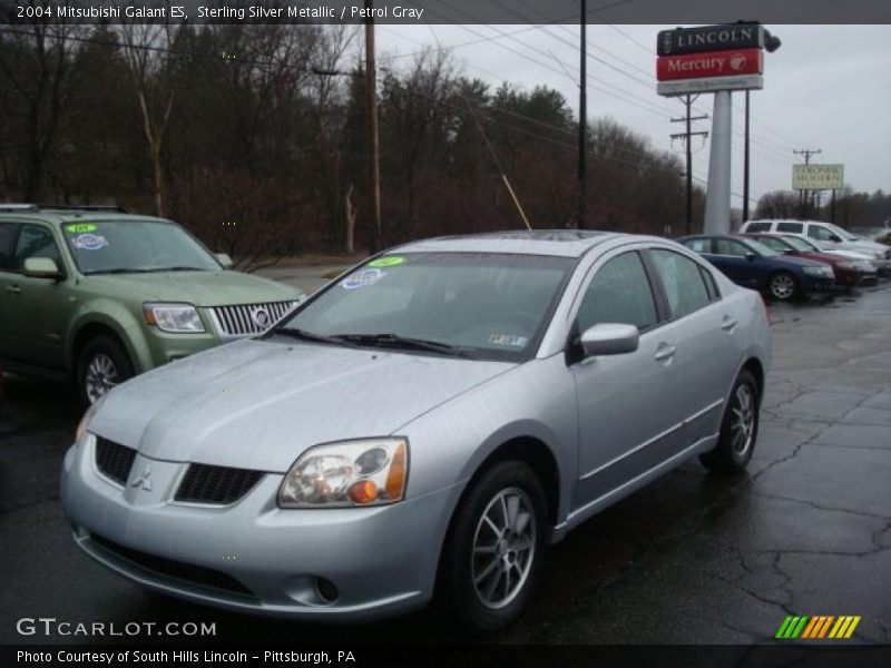 Sterling Silver Metallic / Petrol Gray 2004 Mitsubishi Galant ES