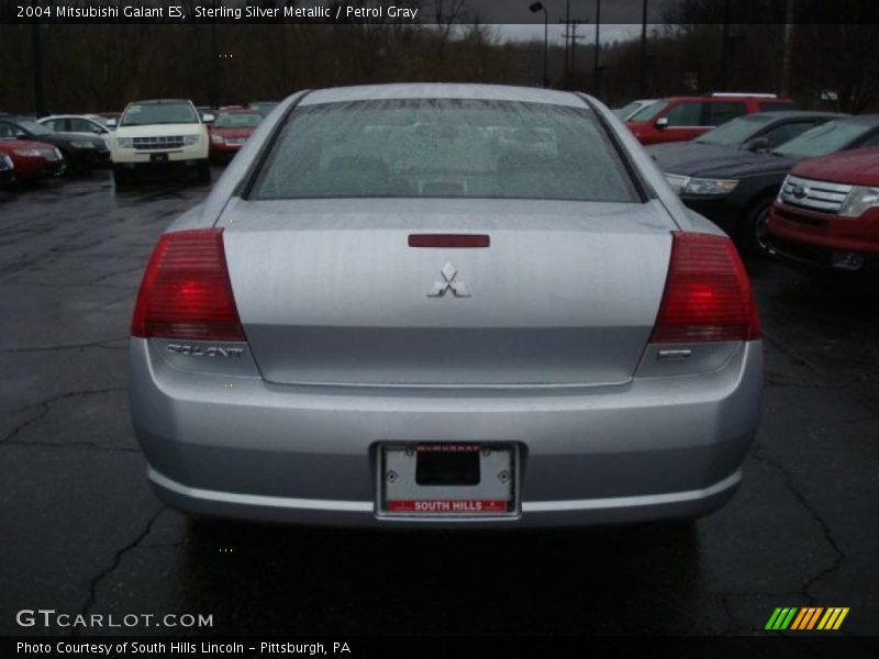 Sterling Silver Metallic / Petrol Gray 2004 Mitsubishi Galant ES