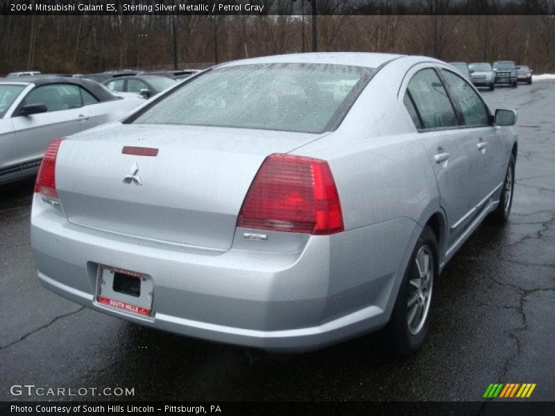 Sterling Silver Metallic / Petrol Gray 2004 Mitsubishi Galant ES