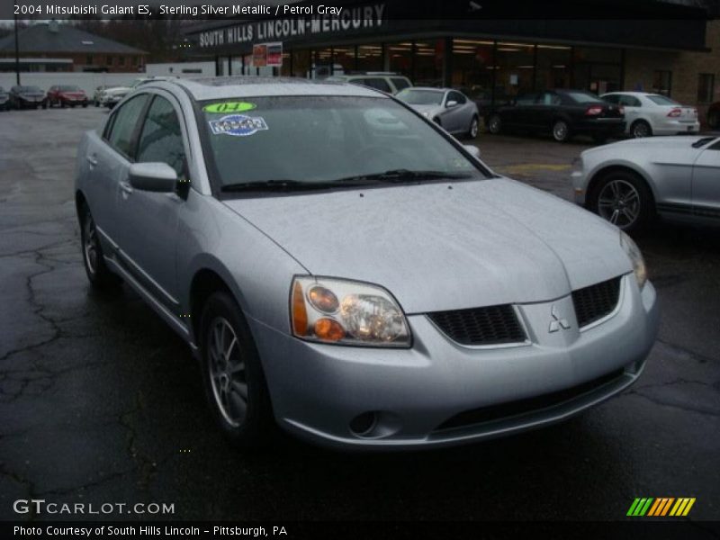 Sterling Silver Metallic / Petrol Gray 2004 Mitsubishi Galant ES