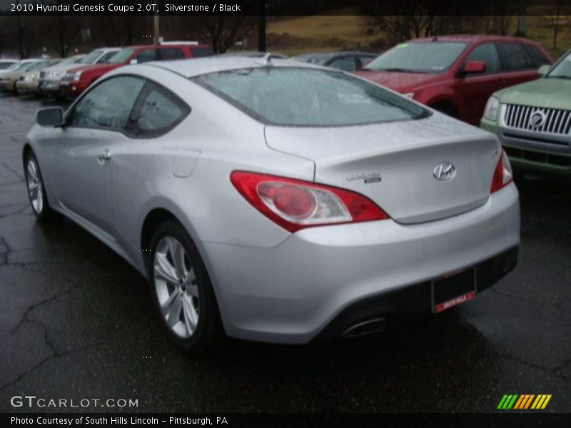 Silverstone / Black 2010 Hyundai Genesis Coupe 2.0T
