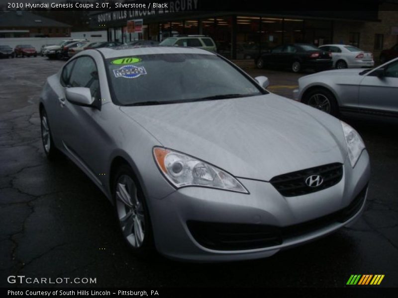 Silverstone / Black 2010 Hyundai Genesis Coupe 2.0T