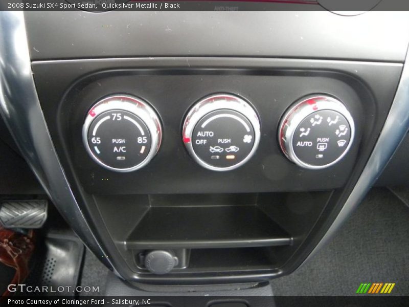 Quicksilver Metallic / Black 2008 Suzuki SX4 Sport Sedan