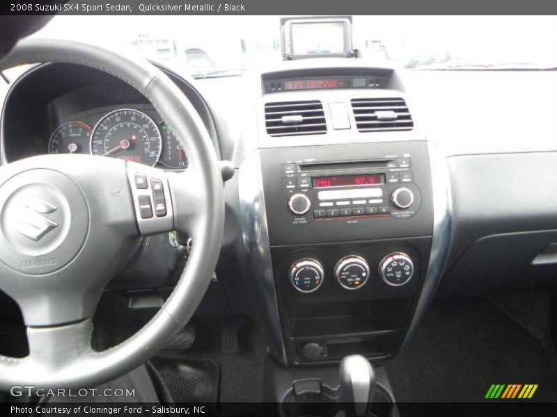 Quicksilver Metallic / Black 2008 Suzuki SX4 Sport Sedan