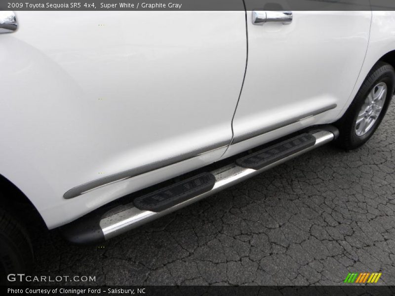Super White / Graphite Gray 2009 Toyota Sequoia SR5 4x4