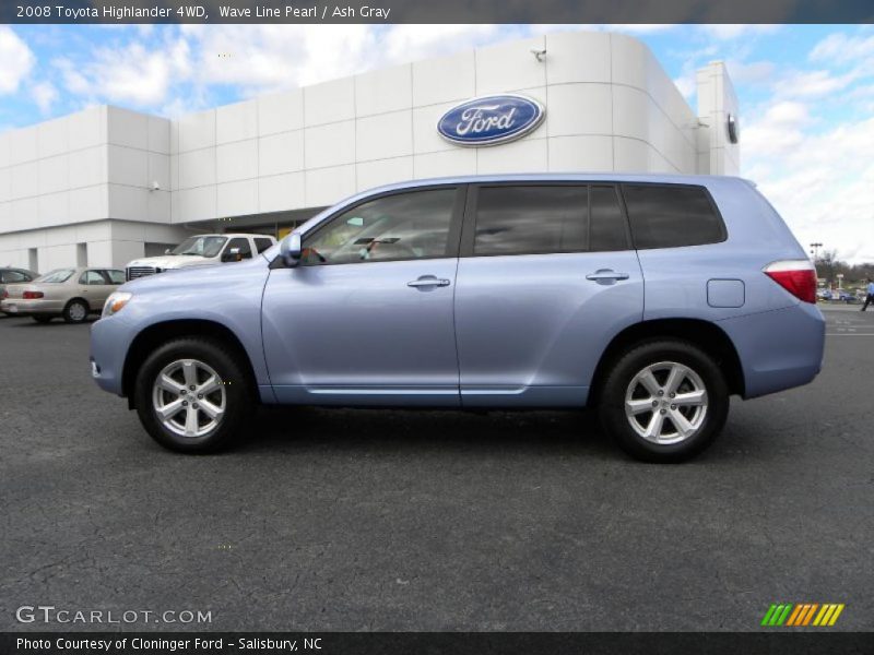 Wave Line Pearl / Ash Gray 2008 Toyota Highlander 4WD