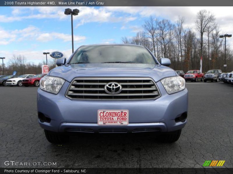 Wave Line Pearl / Ash Gray 2008 Toyota Highlander 4WD