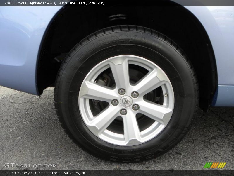 Wave Line Pearl / Ash Gray 2008 Toyota Highlander 4WD