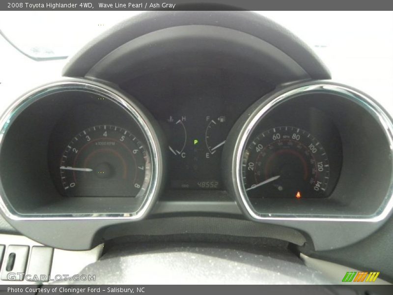 Wave Line Pearl / Ash Gray 2008 Toyota Highlander 4WD