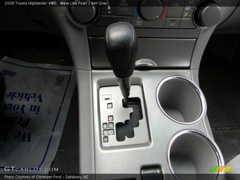Wave Line Pearl / Ash Gray 2008 Toyota Highlander 4WD