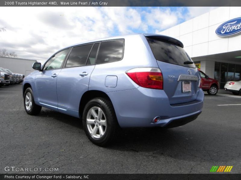 Wave Line Pearl / Ash Gray 2008 Toyota Highlander 4WD