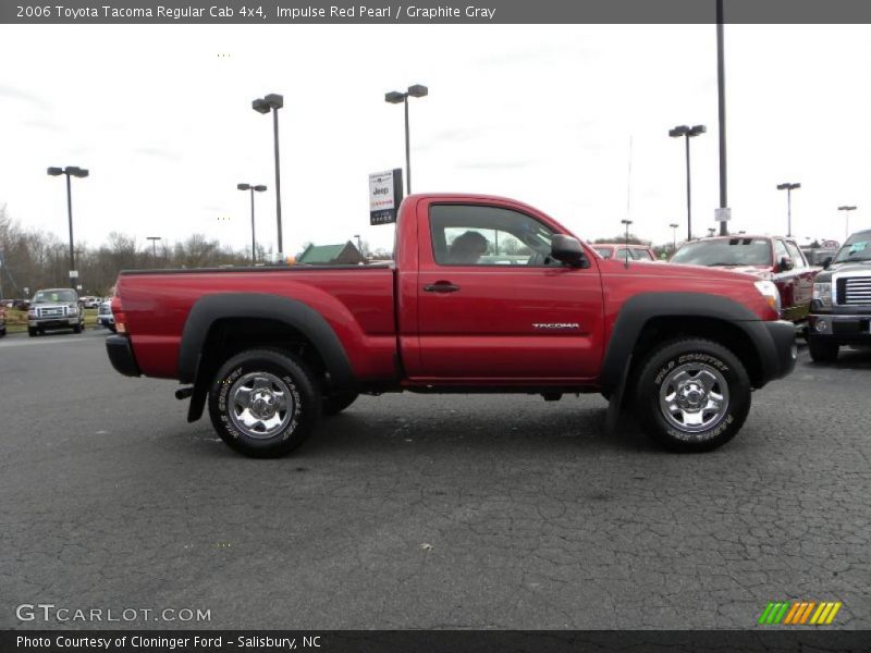 Impulse Red Pearl / Graphite Gray 2006 Toyota Tacoma Regular Cab 4x4