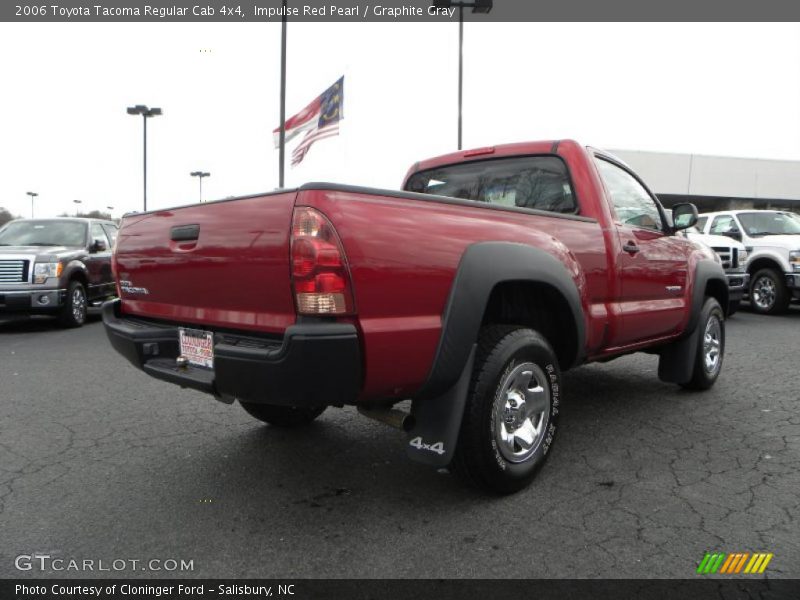 Impulse Red Pearl / Graphite Gray 2006 Toyota Tacoma Regular Cab 4x4