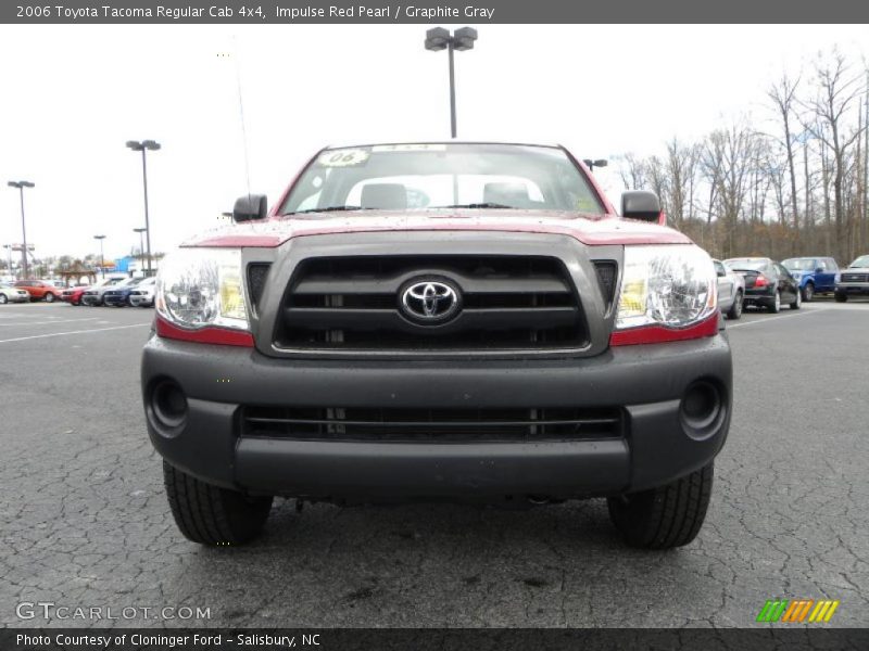 Impulse Red Pearl / Graphite Gray 2006 Toyota Tacoma Regular Cab 4x4