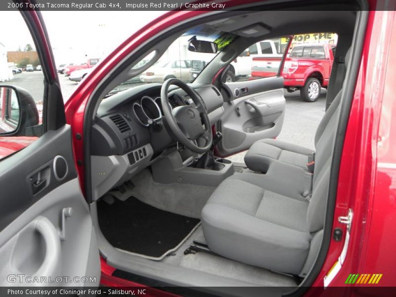 Impulse Red Pearl / Graphite Gray 2006 Toyota Tacoma Regular Cab 4x4