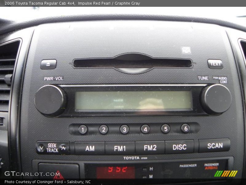 Impulse Red Pearl / Graphite Gray 2006 Toyota Tacoma Regular Cab 4x4