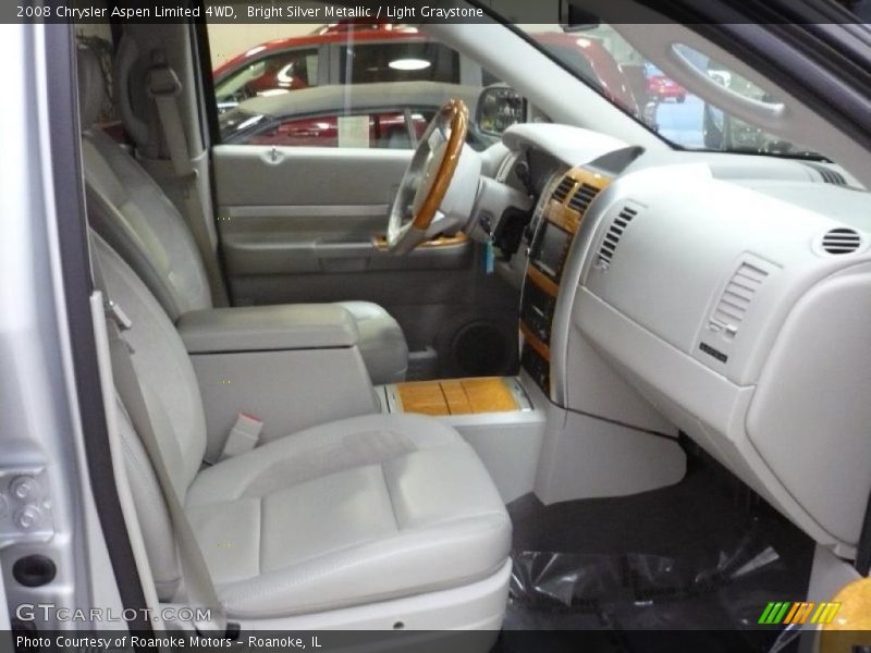Bright Silver Metallic / Light Graystone 2008 Chrysler Aspen Limited 4WD