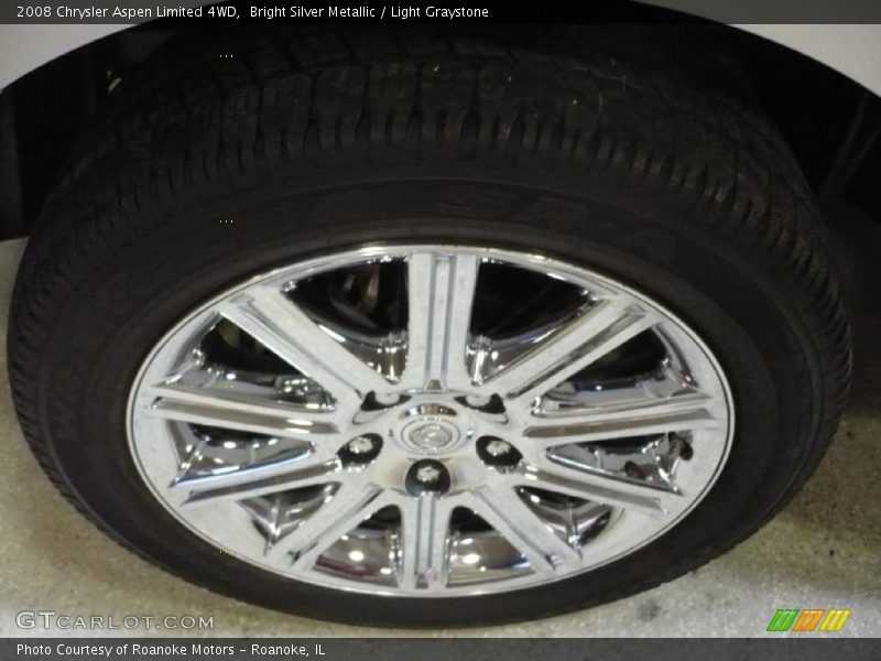 Bright Silver Metallic / Light Graystone 2008 Chrysler Aspen Limited 4WD