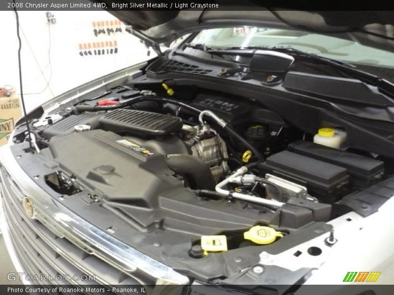 Bright Silver Metallic / Light Graystone 2008 Chrysler Aspen Limited 4WD