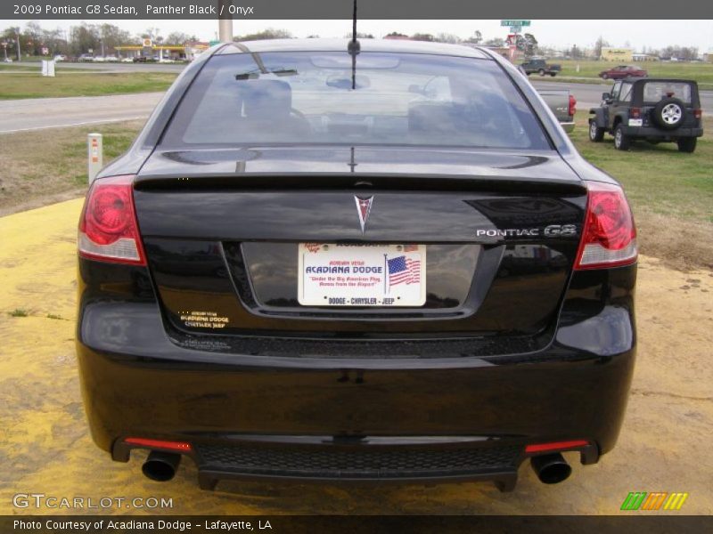 Panther Black / Onyx 2009 Pontiac G8 Sedan