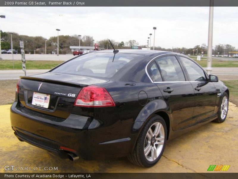 Panther Black / Onyx 2009 Pontiac G8 Sedan