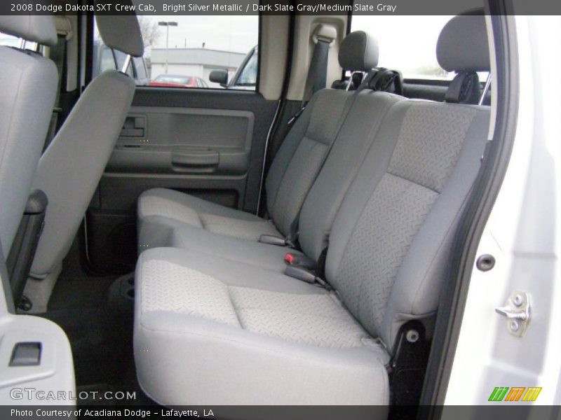 Bright Silver Metallic / Dark Slate Gray/Medium Slate Gray 2008 Dodge Dakota SXT Crew Cab