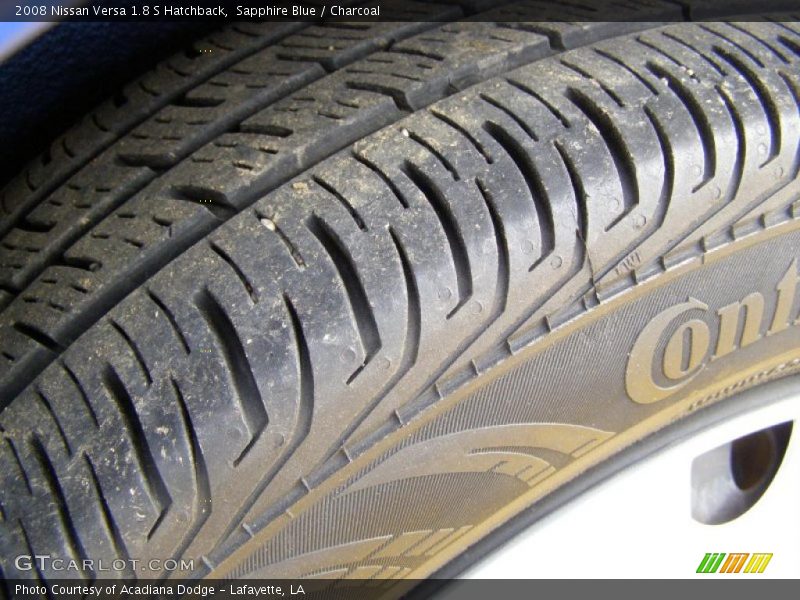 Sapphire Blue / Charcoal 2008 Nissan Versa 1.8 S Hatchback