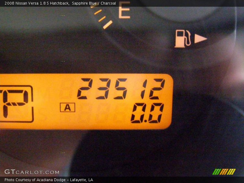 Sapphire Blue / Charcoal 2008 Nissan Versa 1.8 S Hatchback