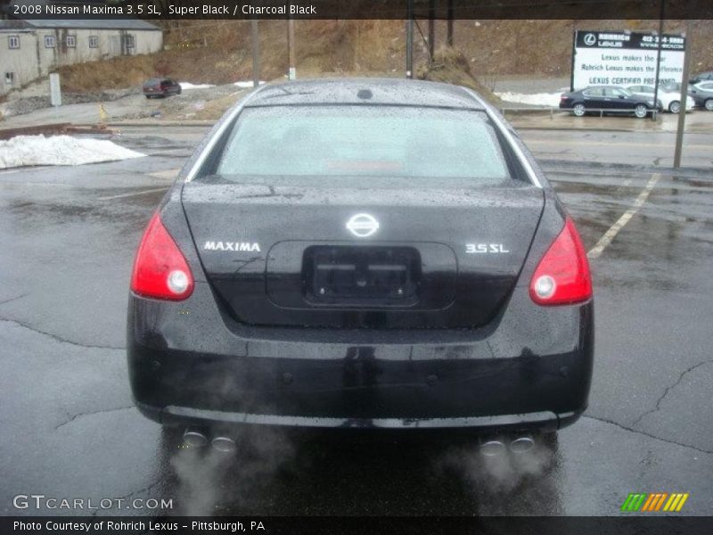 Super Black / Charcoal Black 2008 Nissan Maxima 3.5 SL